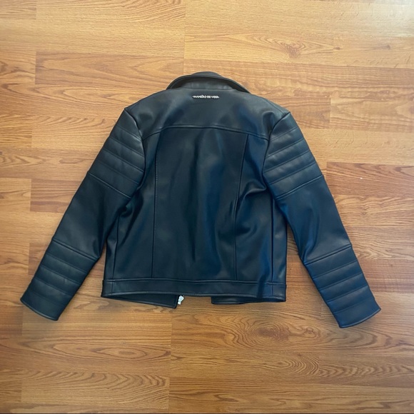 Manieredevoir Vegan Leather Jacket - Picture 7 of 9